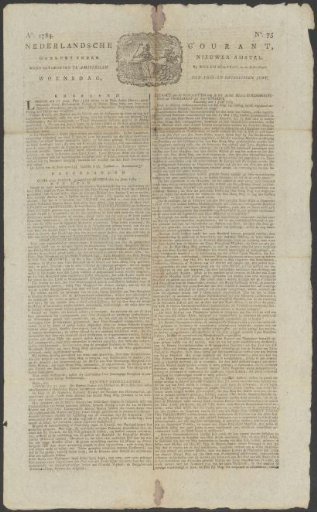 Dutch Courant, 23 June 1784