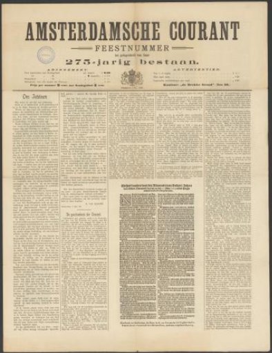 Amsterdam Courant, 1 January 1895