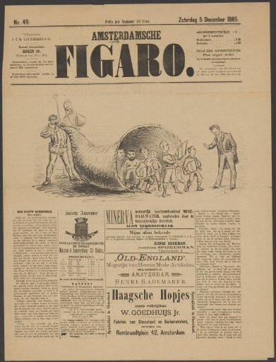 Amsterdam Figaro, 5 December 1885