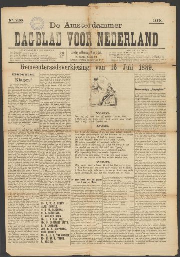 The Amsterdammer / Daily Newspaper for the Netherlands, 14-15 July 1889