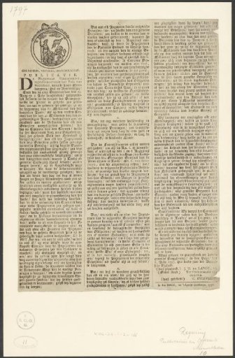 Publication of the National Assembly, 6 July 1797