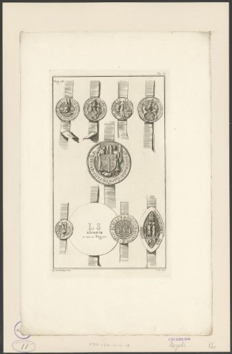 Sheet with seals