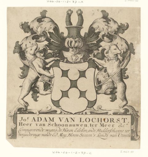 Family coat of arms of Jhr. Adam van Lochorst