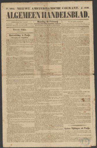 New Amsterdam Newspaper / General Commercial Newspaper, 28 February 1848