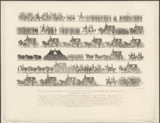 Funeral Procession of Louise of Prussia, 1870