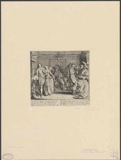 Festive elegant company in an interior