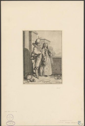 Elegant Pair in Spanish Dress
