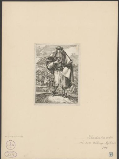 Man in rhingrave and wide cloak