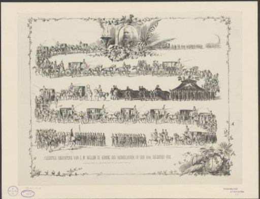 Funeral procession for William III, King of the Netherlands