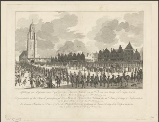 Funeral procession of William IV, 1752