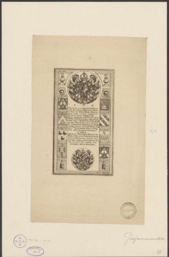 Effigy of Melchior and Balthazar della Faille