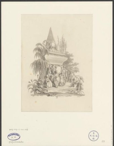 Monument to a deceased woman