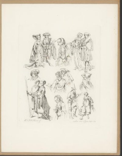 Study sheet with five pairs