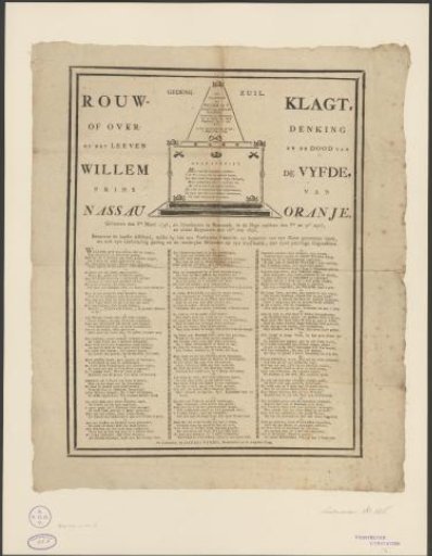 Lamentation on the Death of William V, 1806