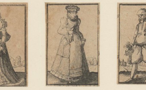 Standing woman with hat and gloves