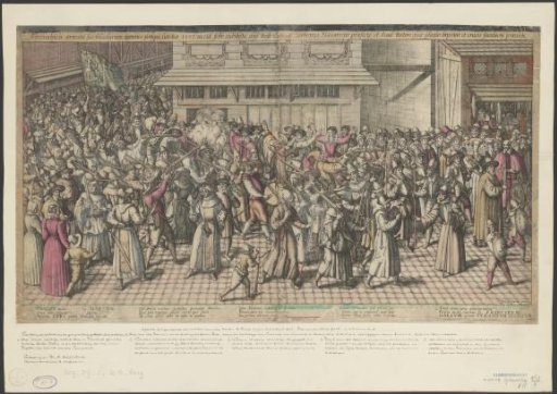 Parade of the members of the Ligue in Paris, 1593
