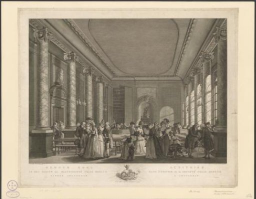 Lecture Hall in Felix Meritis, 1789