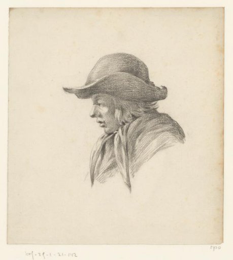 Young Man with a Large Floppy Hat