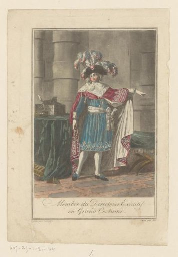 Member of the Directory in full dress