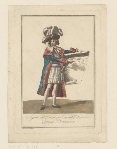 Costume of the agent of the Directory in the French colonies