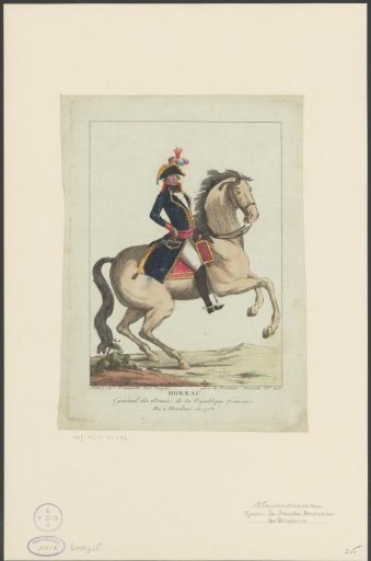 Portrait of Jean Victor Marie Moreau on Horseback