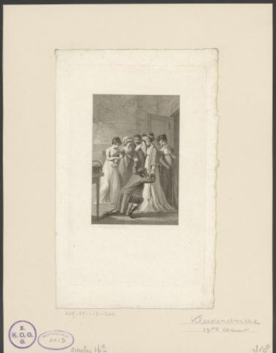 Man kissing the hand of a weeping woman