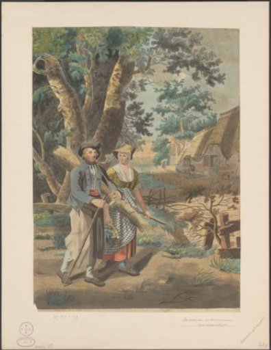 Craftsman travels with a woman