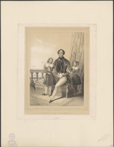 Circus artist Richard Risley Carlisle and his two sons