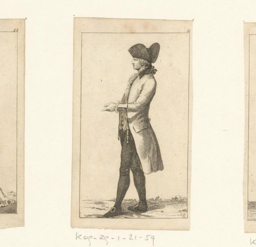 Standing man with knife and flayed skin