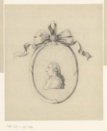 Portrait of a Man in a Medallion, Possibly the Father of Jean Bernard