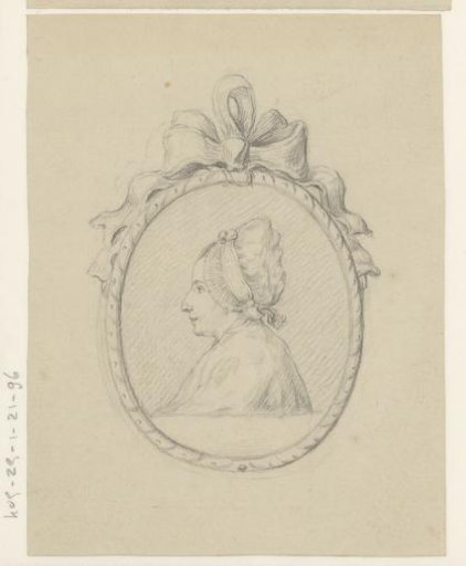 Portrait of a Woman in a Medallion, Possibly the Sister of Jean Bernard