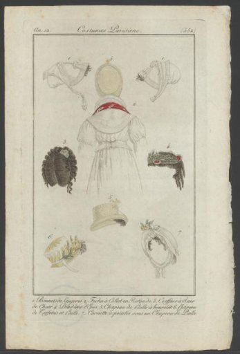Eight head-dresses for women