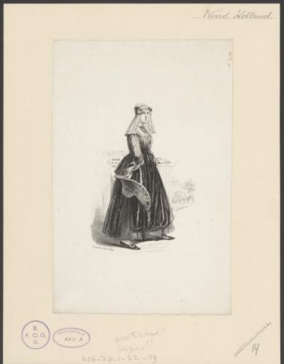 Costume of a woman from Hoorn