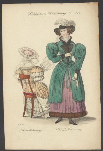 Evening and walking dress