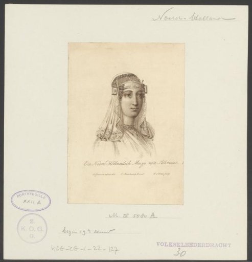Headgear of a girl from Alkmaar