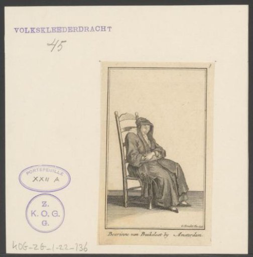 Peasant woman from Buiksloot, near Amsterdam