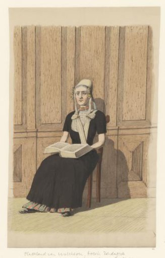 Peasant woman from the countryside of Walcheren