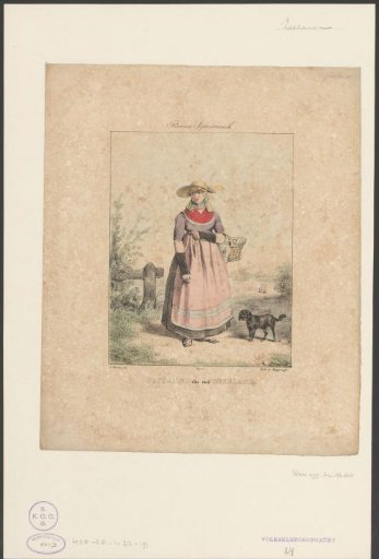 Peasant woman from Zuid-Beveland