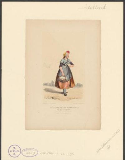 Peasant woman from the island of Schouwen