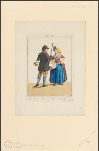 Peasant and Peasant Woman from Schouwen / Paysans de l'île Schouwen