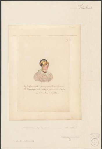 Head Dress of a Girl from Friesland