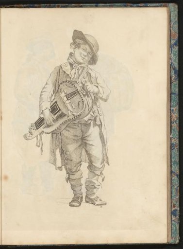 Crank organ player