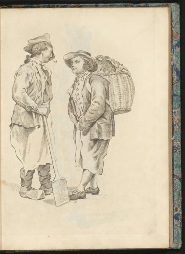 Two farmers in conversation