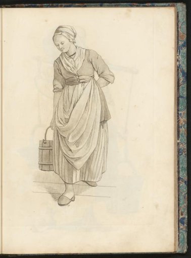 Woman with Milk Can