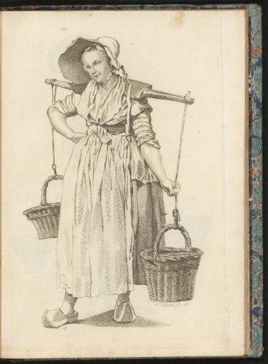 Peasant Woman with Two Baskets on a Yoke