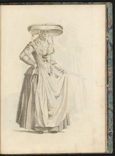 Woman with Wide Hat