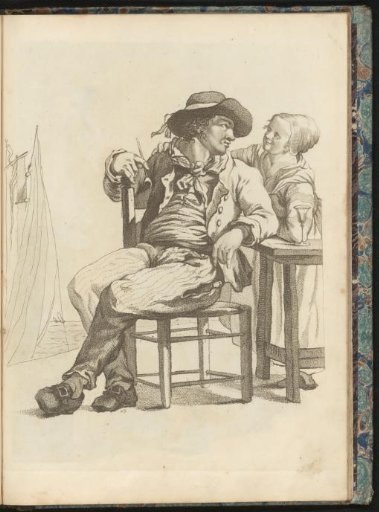 Sailor in Conversation with a Young Woman