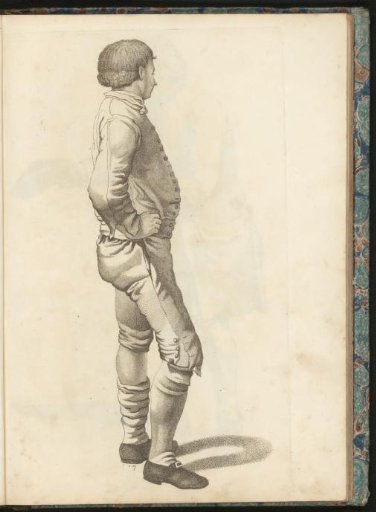 Standing man with hands on hips