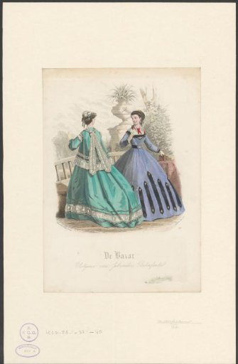 Two women on a veranda