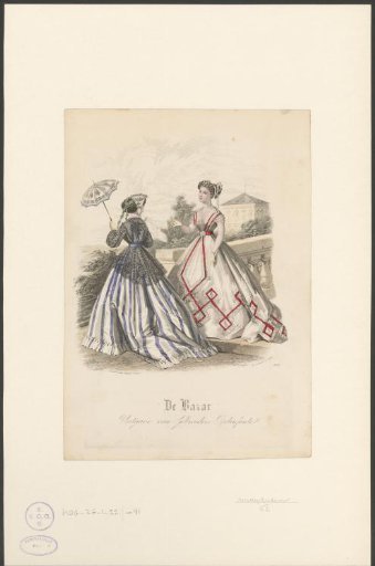 Two women on a veranda